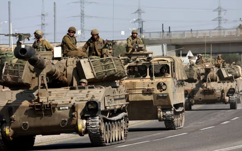 Xe quân sự của IDF. (Nguồn: AFP)