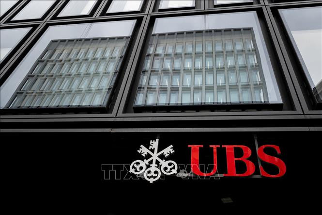 Ngân hàng UBS ở Zurich, Thụy Sĩ. (Ảnh: AFP/TTXVN)