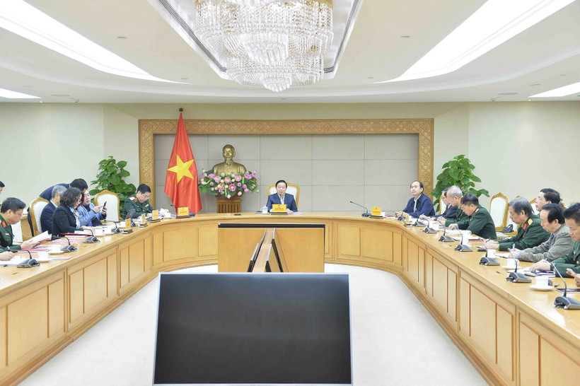 Phó Thủ tướng Trần Hồng Hà phát biểu chỉ đạo. (Ảnh: Minh Đức/TTXVN)