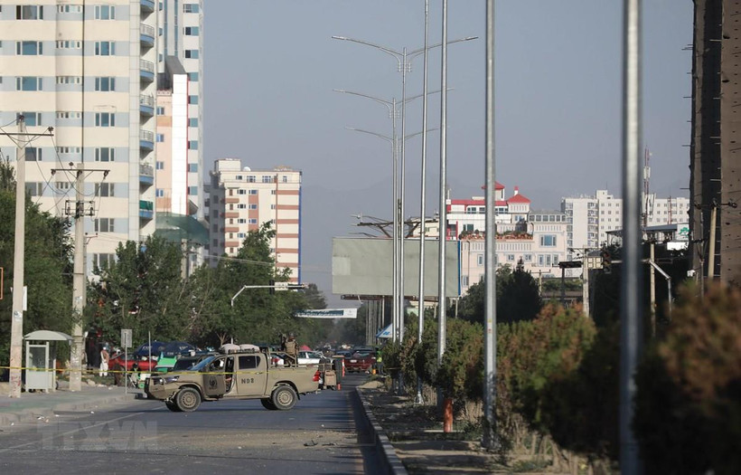 Hiện trường một vụ nổ bom ở Afghanistan. (Ảnh: THX/TTXVN) 