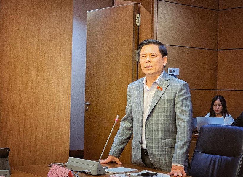 Bộ trưởng Bộ Giao thông Vận tải Nguyễn Văn Thể. (Ảnh: Xuân Mai/Vietnam+)