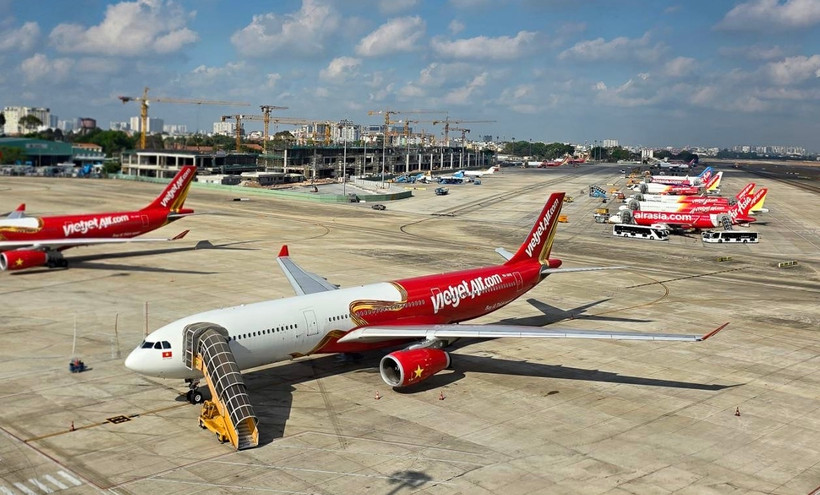 Trong quý 1/2024, Vietjet mở mới 15 đường bay, nâng tổng số đường bay của hãng lên 140 (Ảnh: Quang Nguyễn/Vietnam+) 