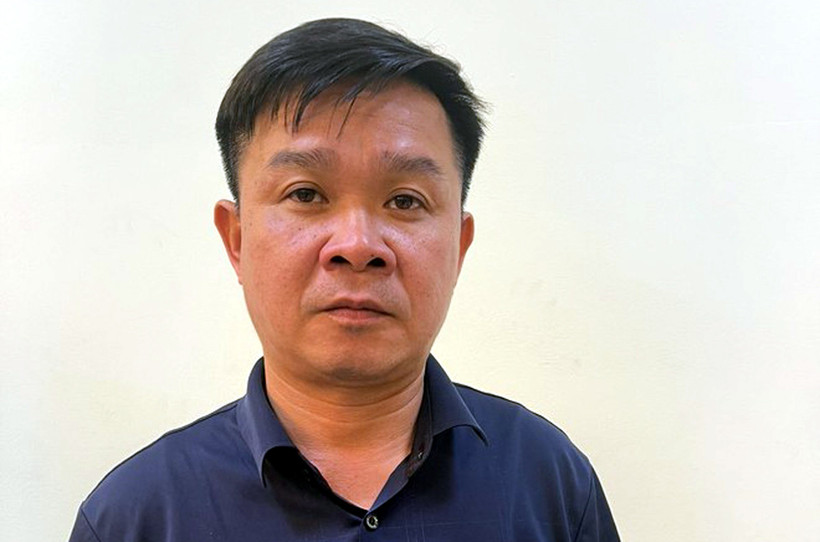 Đối tượng Nguyễn Ngọc Tuấn bị cơ quan công an bắt. (Ảnh: An ninh Thủ đô. )