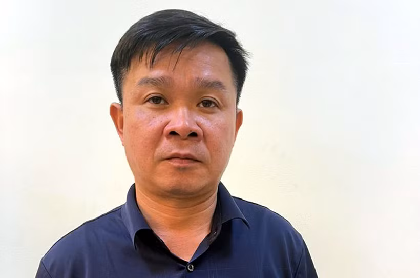 Đối tượng Nguyễn Ngọc Tuấn bị cơ quan công an bắt. (Ảnh: An ninh Thủ đô. )
