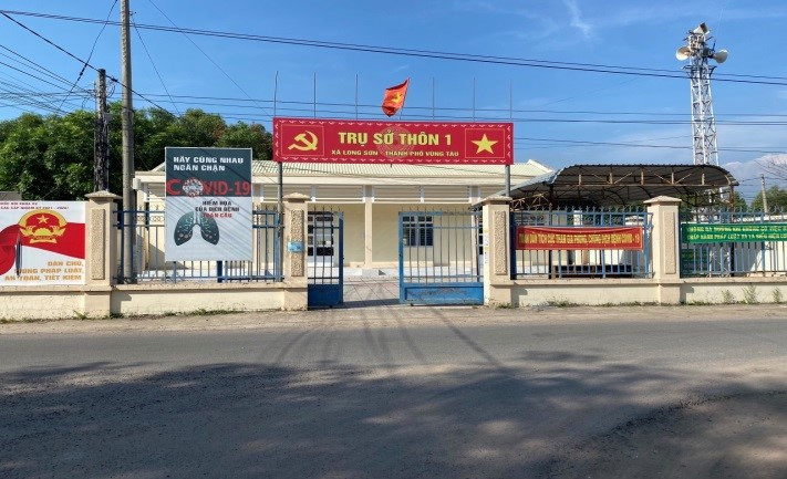 Trụ sở thôn 1, xã Long Sơn, thành phố Vũng Tàu. (Nguồn: Sở Nông nghiệp và Phát triển Nông thôn tỉnh Bà Rịa-Vũng Tàu)