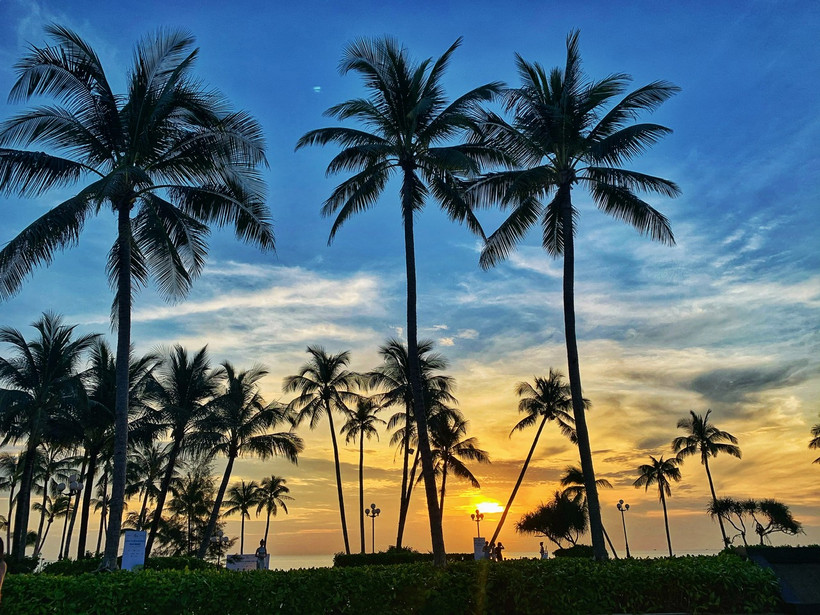 Hoàng hôn Phú Quốc. (Ảnh: Xuân Mai/Vietnam+)