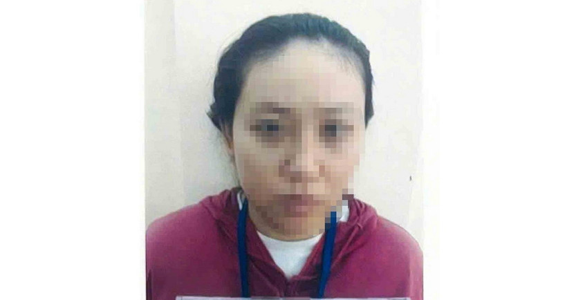 Phạm Thị Tường An (36 tuổi, ngụ ở huyện Hóc Môn) tại cơ quan điều tra. (Ảnh: TTXVN phát)