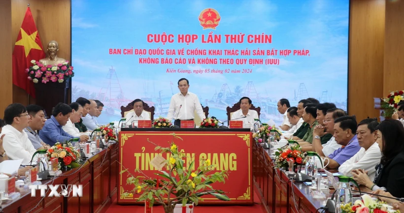 Phó Thủ tướng Chính phủ Trần Lưu Quang phát biểu chỉ đạo hội nghị. (Ảnh: Lê Huy Hải/TTXVN)