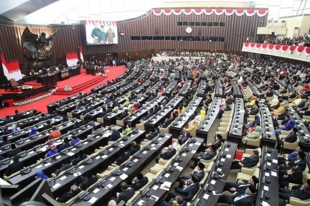 Toàn cảnh phiên họp Quốc hội Indonesia tại Jakarta. (Ảnh: Getty Images/TTXVN)
