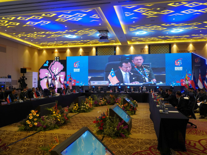 Quang cảnh Hội nghị Quan chức Quốc phòng cấp cao các nước ASEAN (Ảnh: Bộ Quốc phòng cung cấp) hoi-nghi-1.jpg