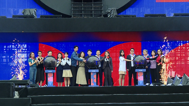 Opening van het online veiligheidsfestival 'Not Alone'. (Foto: PV/Vietnam+) khong-mot-minh2.png