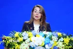 Giám đốc điều hành Cơ quan Phòng chống ma tuý và tội phạm của Liên hợp quốc (UNODC) Ghada Waly phát biểu. (Ảnh: Phạm Kiên/TTXVN)