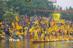Màn thi đấu của các đội thi. (Ảnh: Khánh Hoà/TTXVN)