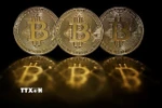 Hình ảnh minh họa đồng tiền điện tử Bitcoin. (Ảnh: REUTERS/TTXVN)