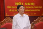 Bí thư Tỉnh ủy tỉnh Bình Định Hồ Quốc Dũng phát biểu tại Hội nghị. (Ảnh: Sỹ Thắng/TTXVN)