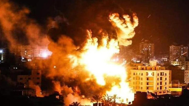 Israel tấn công hàng loạt mục tiêu của phong trào Hamas ảnh 1