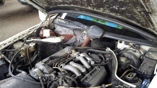 Co quắp trong khoang động cơ nóng rẫy để nhập cư vào châu Âu ảnh 1