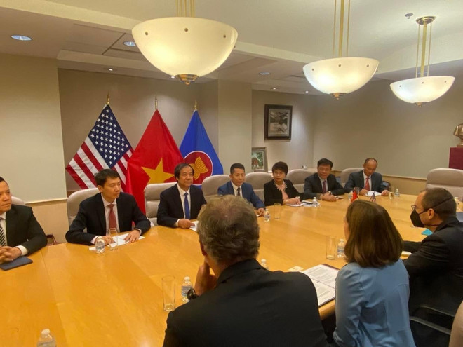 Bộ trưởng Giáo dục-Đào tạo Nguyễn Kim Sơn thăm và làm việc tại Hoa Kỳ ảnh 2