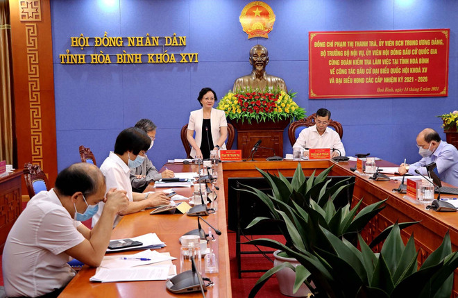 Giám sát, kiểm tra công tác bầu cử tại tỉnh Kon Tum, Hòa Bình ảnh 2