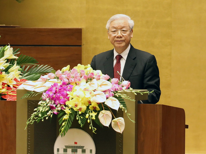 Diễn văn của Tổng bí thư tại Lễ kỷ niệm 70 năm Quốc hội Việt Nam ảnh 1