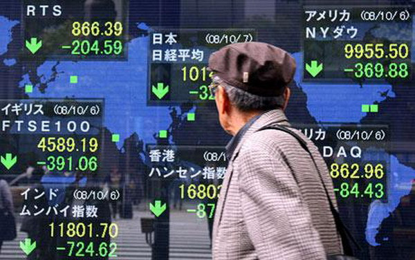 Ảnh minh họa. (Nguồn: Bloomberg) Thị trường chứng khoán châu Á đồng loạt giảm điểm ảnh 1