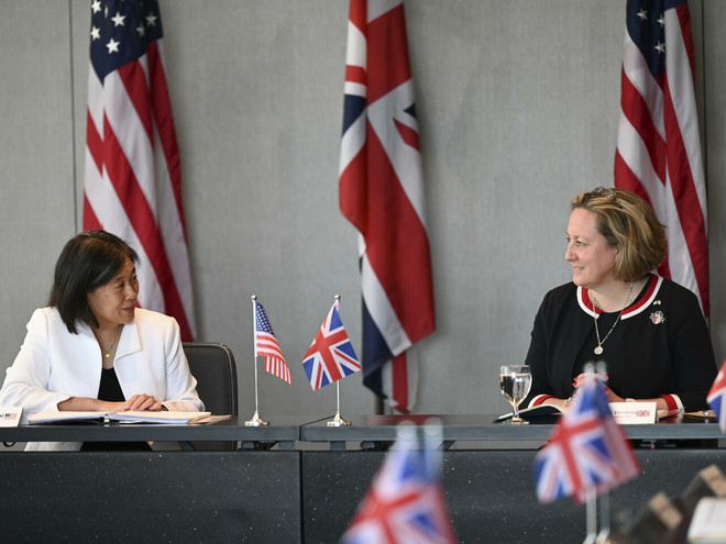 Anh, Mỹ tiếp tục đàm phán về thỏa thuận thương mại hậu Brexit ảnh 1