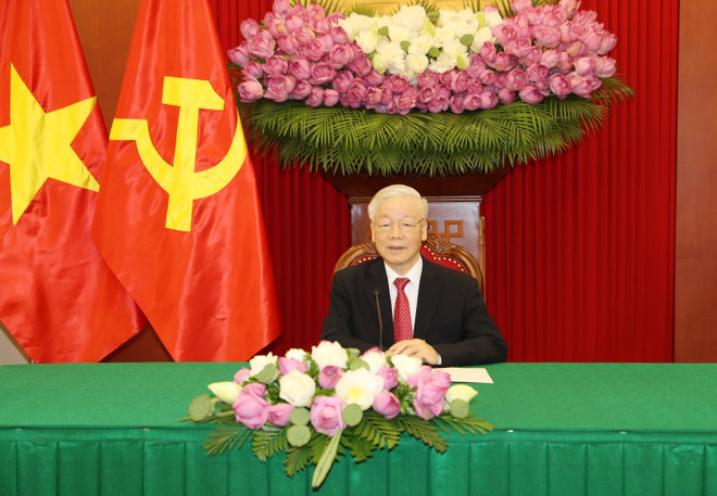 Tổng Bí thư Việt Nam và Trung Quốc gửi Thư Chúc mừng Năm mới Nhâm Dần ảnh 1