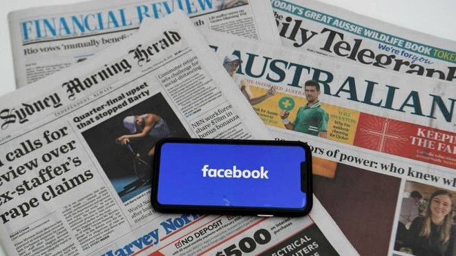 Facebook hạn chế chia sẻ các nội dung tin tức quốc tế ở Australia. (Ảnh: EPA-EFE/TTXVN) Giới truyền thông Anh, Đức kêu gọi siết chặt kiểm soát Facebook ảnh 1