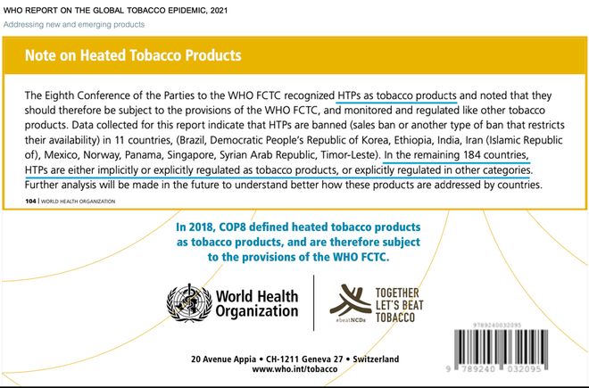 Thuốc lá thế hệ mới: Phân biệt rõ các loại để siết chặt quản lý ảnh 2