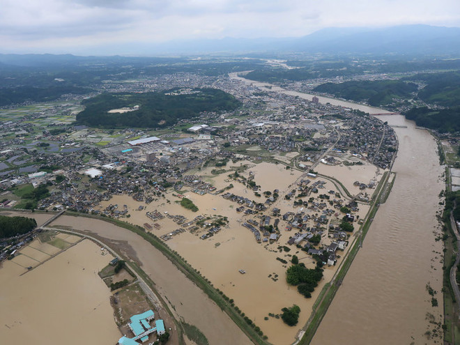 Nhật Bản: Hàng chục người thương vong do lũ lụt tại Kumamoto ảnh 1