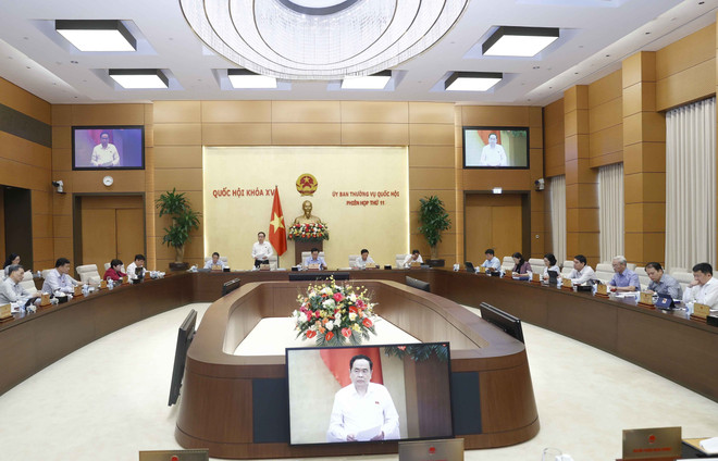 Quang cảnh phiên họp. (Ảnh: Doãn Tấn/TTXVN) Tăng cường tính dân chủ, pháp quyền, chủ động trong hoạt động Quốc hội ảnh 1