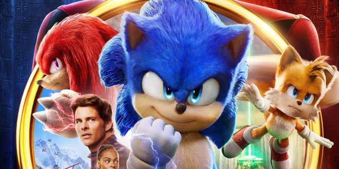 Poster phim Sonic the Hedgehog 2. (Nguồn: collider.com) Chú nhím Sonic trở lại ấn tượng, đứng đầu bảng xếp hạng phim ăn khách ảnh 1