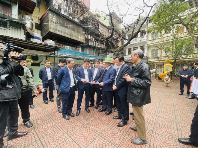 Hà Nội đẩy nhanh tiến độ cải tạo, xây dựng lại khu tập thể Trung Tự ảnh 1