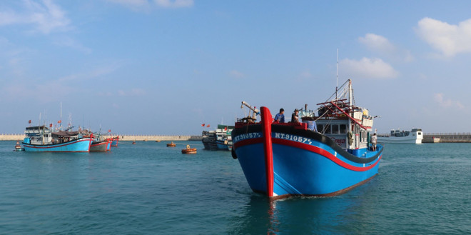 Thuyền đánh cá của ngư dân. (Ảnh: TTXVN) Đà Nẵng chủ trương phát triển ngành nông nghiệp chất lượng cao ảnh 2