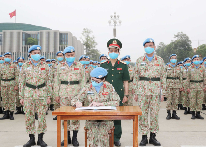 Lực lượng GGHB Việt Nam phát động thi đua trước khi lên đường ảnh 3