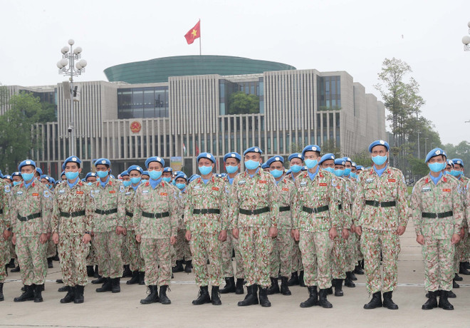 Lực lượng GGHB Việt Nam phát động thi đua trước khi lên đường ảnh 1