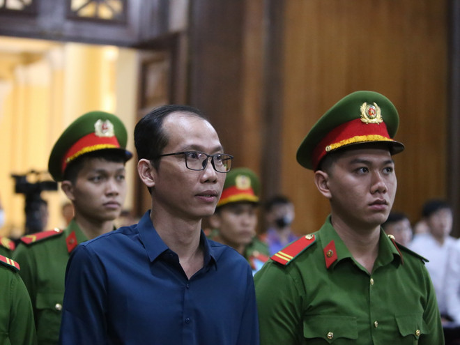 Bị cáo Nguyễn Văn Lợi (Giám đốc Công ty Nguyễn Tâm), bị xét xử về 2 tội "tham ô tài sản" và "rửa tiền." (Ảnh: Thành Chung/TTXVN) ttxvn_nguyen van loi.jpg