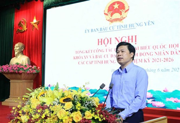 Ông Trần Quốc Toản tái đắc cử Chủ tịch Hội đồng Nhân dân tỉnh Hưng Yên. (Ảnh: Đinh Tuấn/TTXVN) Hội đồng Nhân dân tỉnh Hưng Yên kiện toàn nhân sự chủ chốt khóa mới ảnh 1