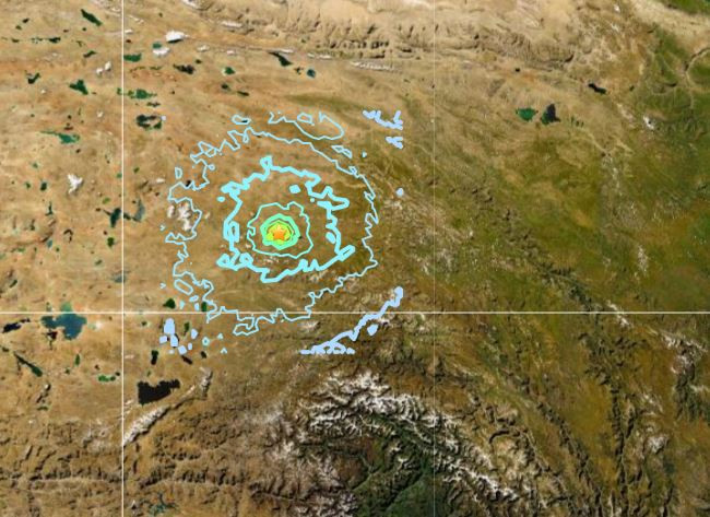 Động đất có tâm chấn sâu 2km ở Thanh Hải của Trung Quốc ảnh 1