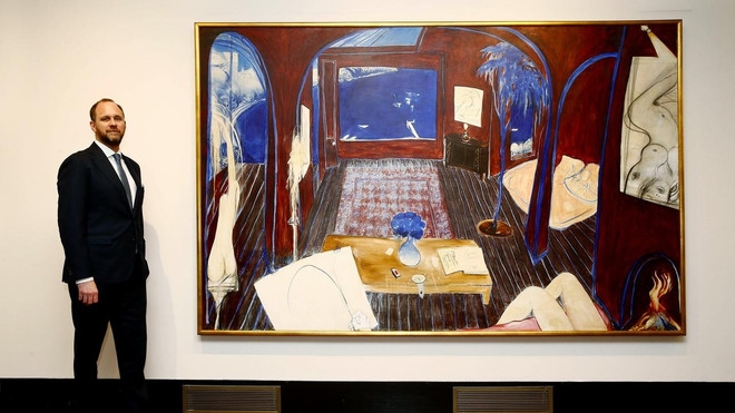 Bức tranh của danh họa Brett Whiteley lập kỷ lục đấu giá tại Australia ảnh 1