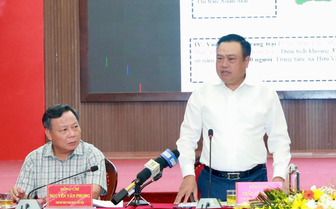 Bí thư Hà Nội: Khơi thông nguồn lực để Chương Mỹ phát triển bền vững ảnh 2