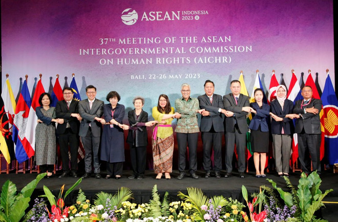 Ủy ban liên chính phủ ASEAN thảo luận về vấn đề nhân quyền ảnh 1