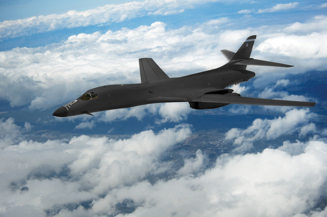 Máy bay ném bom chiến lược B-1B Lancer của Mỹ. (Nguồn: National Interest) Hàn-Mỹ tập trận chung có sự tham gia của máy bay ném bom chiến lược ảnh 1