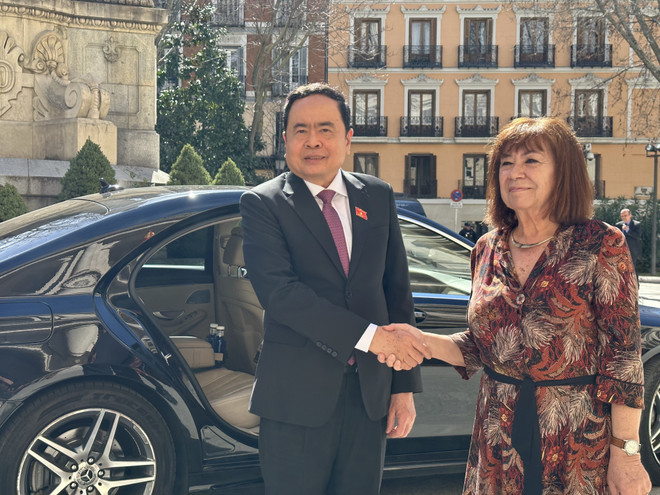 Ông Trần Thanh Mẫn hội đàm với lãnh đạo lưỡng viện Tây Ban Nha ảnh 1