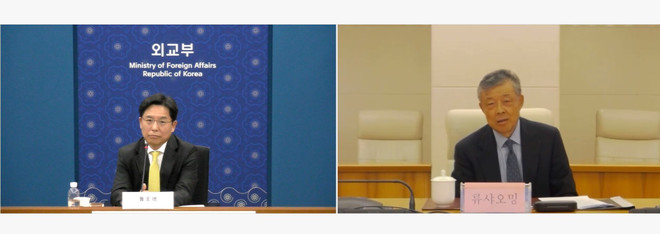 Hàn-Trung thảo luận đề xuất tuyên bố chấm dứt Chiến tranh Triều Tiên ảnh 1