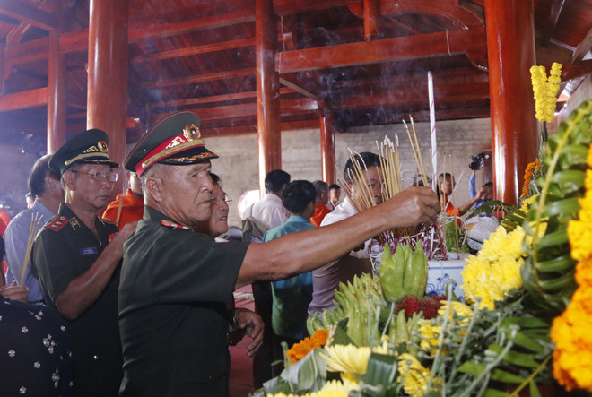 Đại lễ cầu siêu cho các anh hùng liệt sỹ Việt Nam hy sinh tại Lào ảnh 1