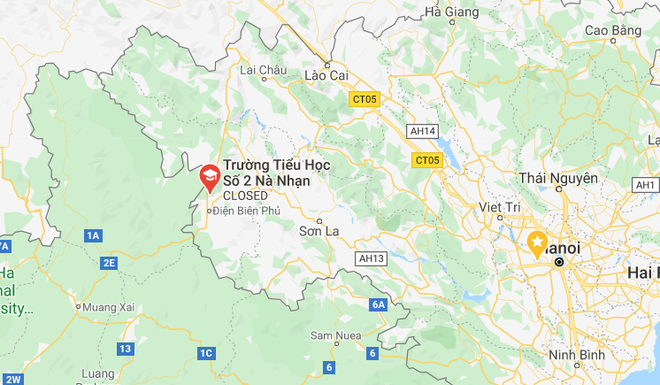 Bản Nà Nhạn 2 nằm ở xã Nà Nhạn, thành phố Điện Biên Phủ (Nguồn: Google Maps) Điện Biên: Phát hiện thi thể đàn ông trong tư thế treo cổ trên rừng ảnh 1