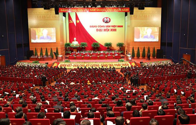 Đại hội Đảng lần thứ XIII là sự kiện chính trị hàng đầu của Việt Nam. (Ảnh: TTXVN) Báo Nam Phi: Nhân dân là trung tâm của những thành công ở Việt Nam ảnh 1