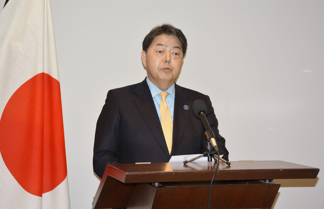 Ngoại trưởng Nhật Bản Yoshimasa Hayashi. (Ảnh: Kyodo/TTXVN) Nhóm chuyên gia Nhật Bản đề xuất tăng gấp đôi ngân sách cho ODA ảnh 1