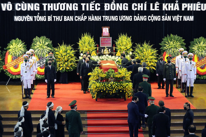 Lãnh đạo một số nước chia buồn về việc nguyên TBT Lê Khả Phiêu từ trần ảnh 1